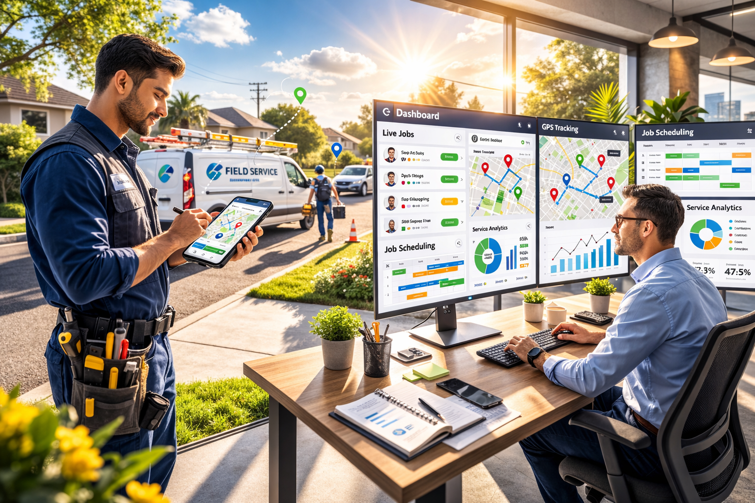 custom software for field service management
