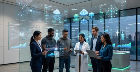 HealthTech staffing services team supporting digital healthcare technology projects