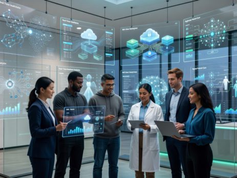 HealthTech staffing services team supporting digital healthcare technology projects