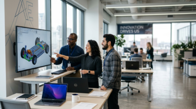 🎙️ Voice-over “Give employees self-service access, while managers stay connected to performance and approvals.”