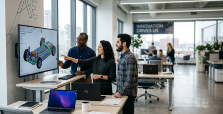 🎙️ Voice-over “Give employees self-service access, while managers stay connected to performance and approvals.”