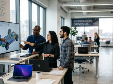 🎙️ Voice-over “Give employees self-service access, while managers stay connected to performance and approvals.”
