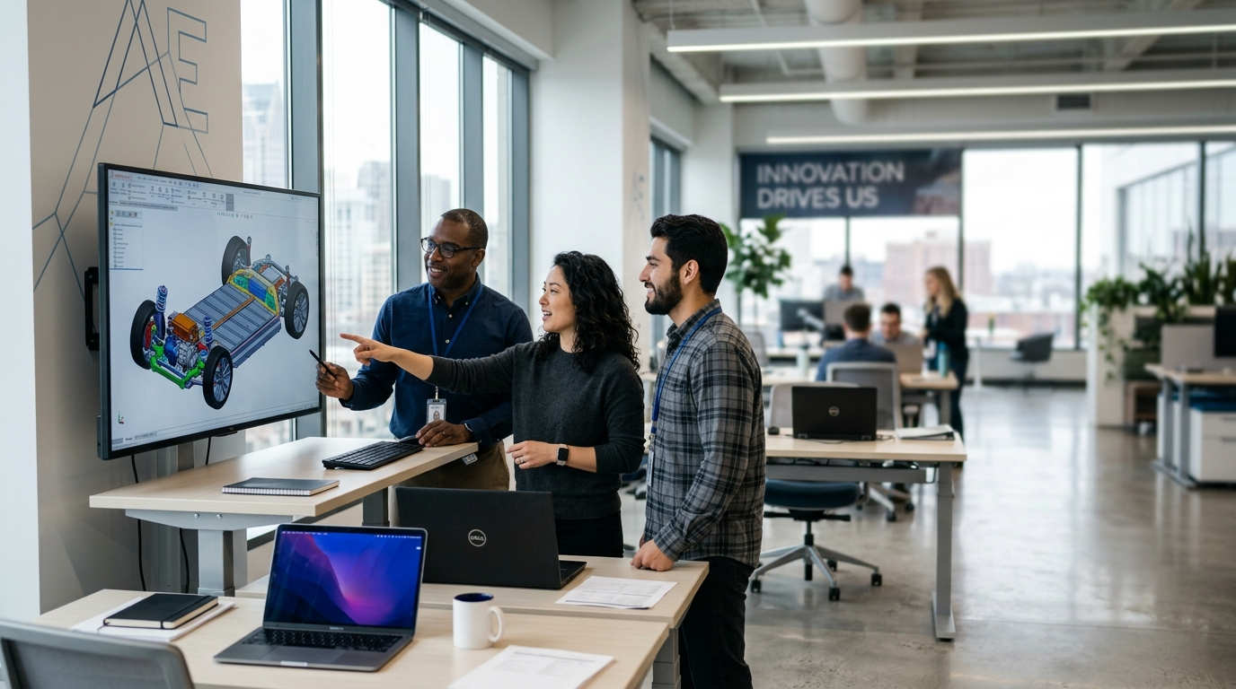 🎙️ Voice-over “Give employees self-service access, while managers stay connected to performance and approvals.”
