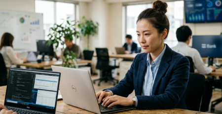 Banking technology staffing expert working on financial IT systems