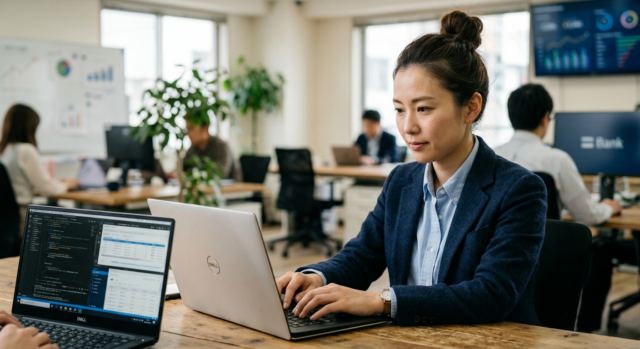 Banking technology staffing expert working on financial IT systems