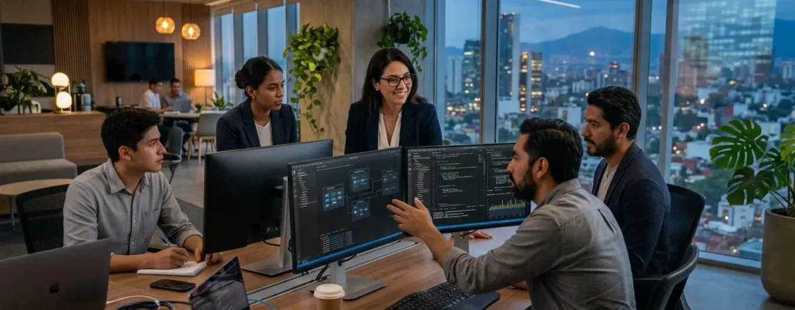 Nearshore software development collaboration between Mexico and the US