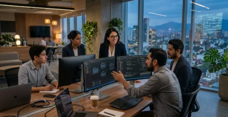 Nearshore software development collaboration between Mexico and the US