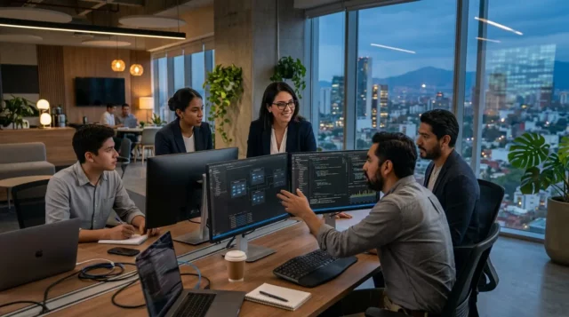Nearshore software development collaboration between Mexico and the US