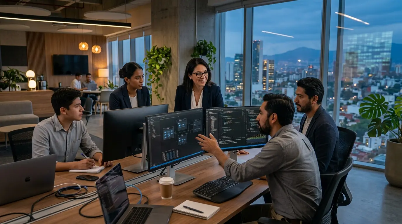 Nearshore software development collaboration between Mexico and the US