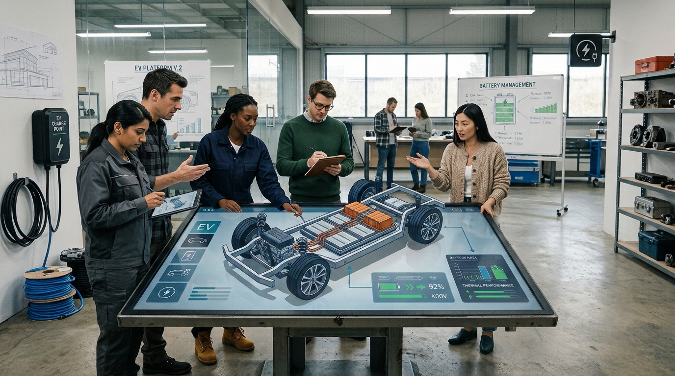 EV engineering staffing services